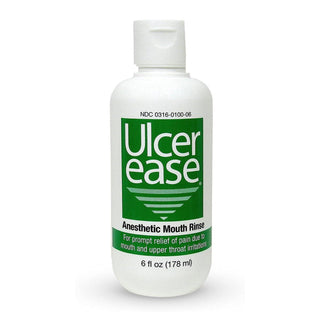 Ulcer Ease Anesthetic Medicated Mouth Rinse, 6 Oz