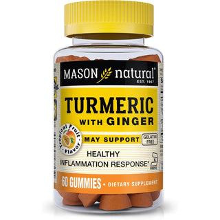 Mason Natural Turmeric, With Ginger, Gummies