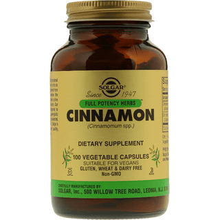 Solgar Cinnamon 100 Vegetable Capsules