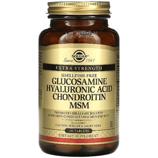 Solgar Glucosamine Hyaluronic Acid Chondroitin MSM 120 Tablets