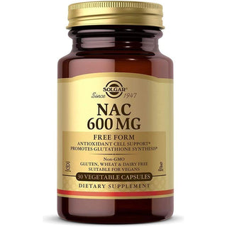Solgar NAC 600mg 30 Vegetable Capsules
