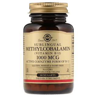 Solgar Methylcobalamin (Vitamin B12) 1000 mcg 60 Nuggets