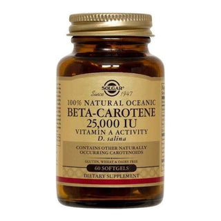 Solgar Oceanic Beta-Carotene 25,000 IU 60 Softgels