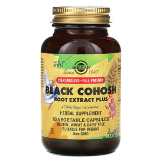Solgar SFP Black Cohosh Root Extract 60 Vegetable Capsules