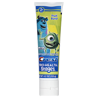 Crest Pro-Health Stages Toothpaste, Anticavity Fluoride, 2+ Years, Disney Pixar Monsters Inc, Fruit Burst