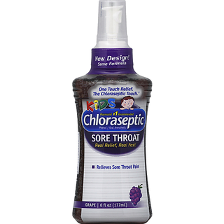Chloraseptic Kids Sore Throat Spray Grape 6 Oz