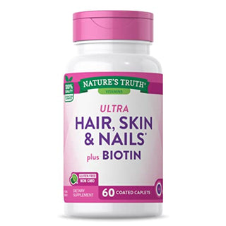 Nature's Truth Ultra Hair, Skin & Nails Plus Biotin, 60 Coated Caplets