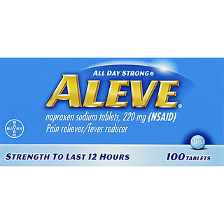 Aleve 220Mg Naproxen Sodium Pain Reliever And Fever Reducer Tablets