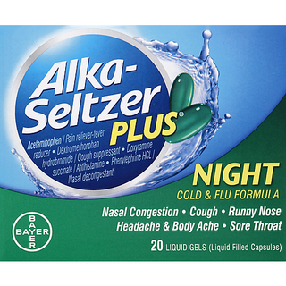 Alka-Seltzer Plus Night Cold & Flu Formula Liquid Gels