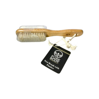 Bamboo Pure Body Foot Brush With Pumice