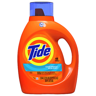 Tide Liquid Laundry Detergent, Clean Breeze, 48 Loads, 69 Fl Oz, HE Compatible