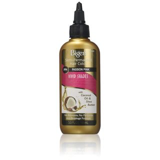 Bigen Semi-Permanent Hair Color Vivid Shades Passion Pink, 3 Oz