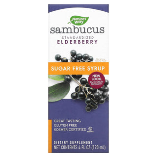 Nature's Way Sambucus Sugar Free Syrup 4 Oz