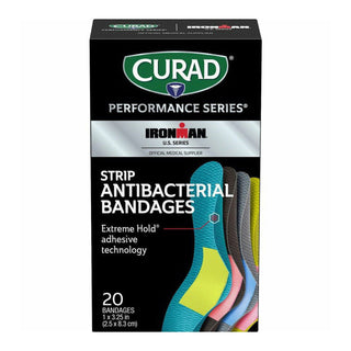 Curad Strip Antibacterial Ironman Bandages