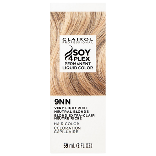 Clairol Professional Soy4Plex 9NN Very Light Rich Neutral Blonde LiquiColor Permanent Hair Color