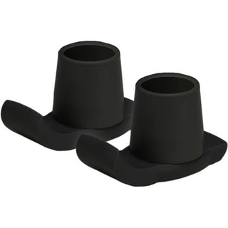 NOVA Medical Products Walker Glide Skis, Universal Fit, One Pair, Black