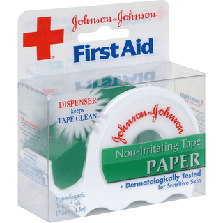 Johnsons First Aid Non-Irritating Tape, Paper