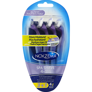 Noxzema Spa Shave Shavers, 4-Blade