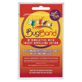 Beaumont Products BugBand 88500 Towelette Lotion Insect Repellent - 50 X