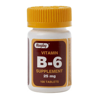 Vitamin B-6 25 mg (Pyridoxine HCl), Nervous System Support & Energy Metabolism, 100 Tablets