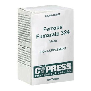 Ferrous Fumarate 324 mg – Iron Supplement (100 Tablets)