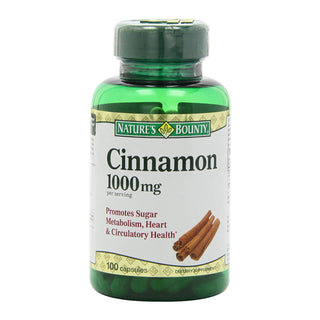 Nature's Bounty Supplement - Cinnamon 1000 Mg Capsules 100
