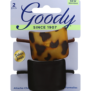 Goody Ponytailer Tort Charm 2 Ct Cs