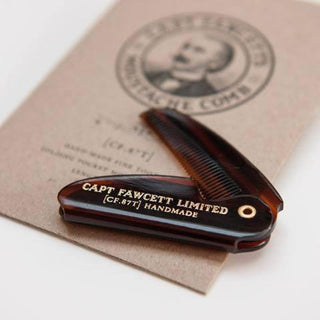 Captain Fawcett Fawcett's Folding Pocket Moustache Comb