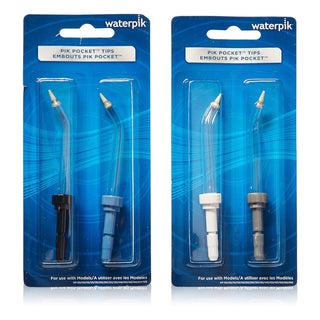 Waterpik Pik Pocket Water Flosser Replacement Tips, PP-100E