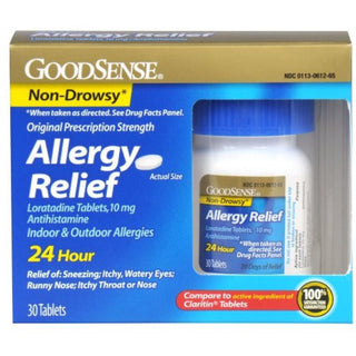 Good Sense Allergy Relief Loratadine Tablets, 10 Mg