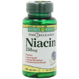 Nature's Bounty Natural Time Release Niacin 250 Mg Capsules