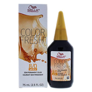 Wella Professionals Color Fresh Semi-permanent Color - 8 0 Light Blonde-natural By For Unisex - 2.5 Ounce Hair Color, 2.5 Ounce
