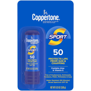 Coppertone Sport Sunscreen Lip Balm - SPF 50 - 0.13 Oz