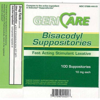 McKesson Medline Bisacodyl - Suppositories, 10 Mg - Qty Of 100 - Model OTC10199BX