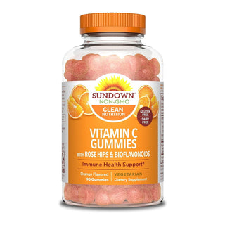 Sundown Naturals Vitamin C, With Rose Hips & Bioflavonoids, Orange Flavored, Gummies ( discontinued )