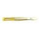 Camila Solingen 3.5 Gold Plated Straight Tip Tweezers