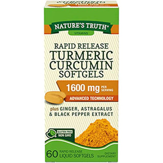 Nature's Truth  Rapid Release  Turmeric Curcumin 60 Softgels