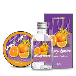 The Goodfellas' Smile Duo Set Orange Empire. Shaving Soap And Aftershave 250ml