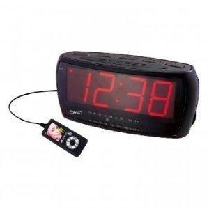 Supersonic SC-373 Digital Jumbo Alarm Clock With AM/FM Radio