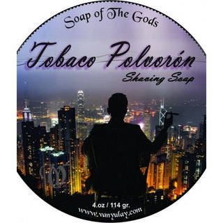 Van Yulay Shaving Soap Of The Gods Tobaco Polvoron 4.oz