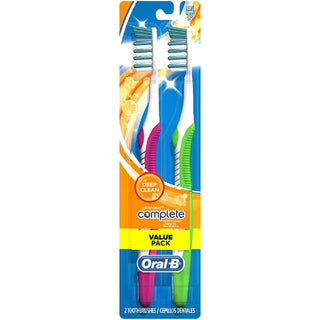 Oral-B Bacteria Blast Manual Toothbrush, Soft, 2 Count