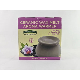 Nature's Truth Ceramic Wax Melt Aroma Warmer, 1 Warmer Per Box
