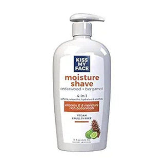 Kiss My Face Cedarwood Bergamot Moisture Shave, 11 Oz