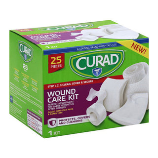 Curad® Essentials Wound Care Kit – Complete 3-Step System