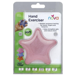 Nova Hand Exercise Squeeze Star Soft - Pink