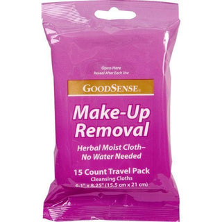 Good Sense Make Up Remover Wipes Travel Pack Case Pack 24