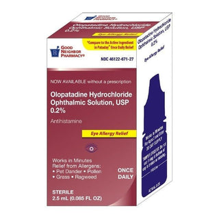 Good Neighbor Pharmacy Olopatadine Hydrochloride Ophthalmic Solution, USP 0.2% 0.085oz