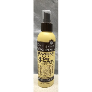 Renpure Originals BRAZILIAN Keratin 4-Day Straight FLAT IRON SPRAY 6 Fl Oz