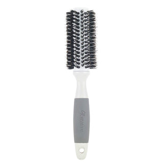 Creative Hair Brushes Solid Barrel Ceramic Mixed Bristles Medium