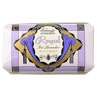 Claus Porto Deco Collection Royal - Iris Lavender Bath Soap-12.3 Oz